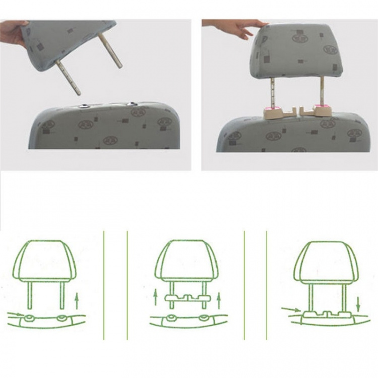 Krokar för bilnackstödet, 2-Pack Krokar för bilnackstödet, 2-Pack