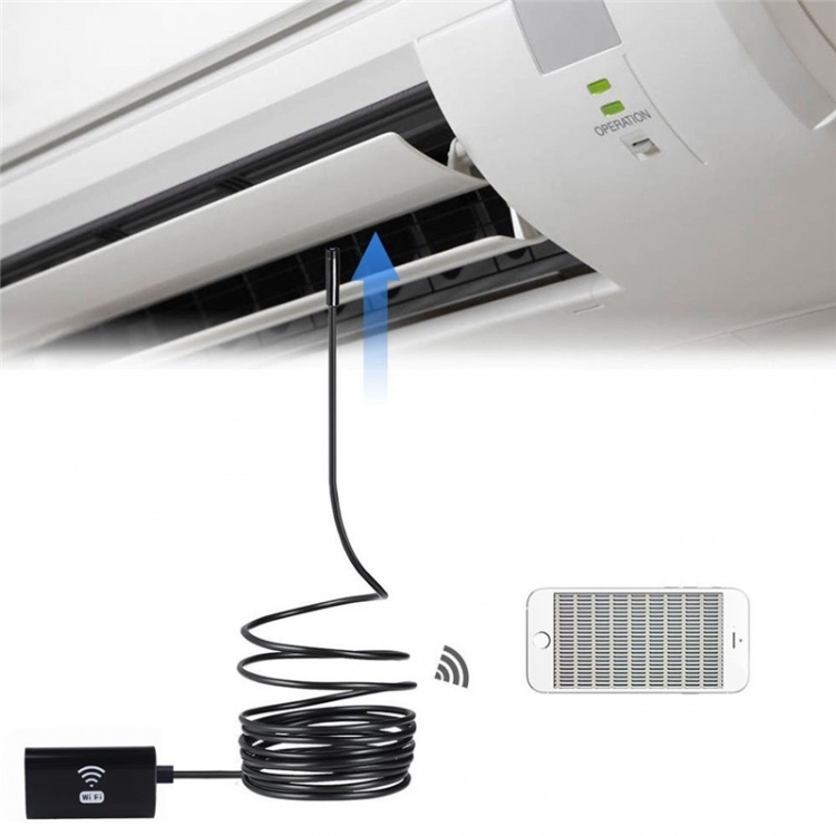 Inspektionskamera till Android & PC - 8-LED & 5m sladd Inspektionskamera till Android & PC - 8-LED & 5m sladd