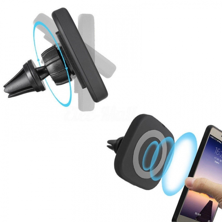 Bilhållare för fläktgaller med Trådlös Qi laddning Bilhållare för fläktgaller med Trådlös Qi laddning