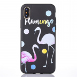 Baksideskal till iPhone X/XS, Flamingo Baksideskal till iPhone X/XS, Flamingo