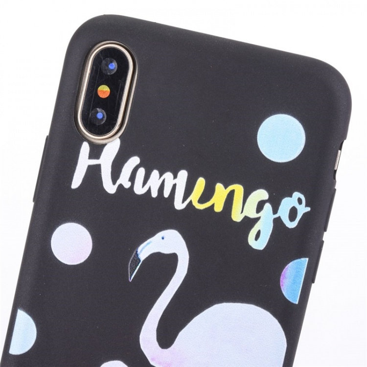 Baksideskal till iPhone X/XS, Flamingo Baksideskal till iPhone X/XS, Flamingo