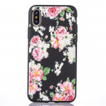 Baksideskal till iPhone X/XS, Flowers Baksideskal till iPhone X/XS, Flowers