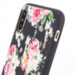 Baksideskal till iPhone X/XS, Flowers Baksideskal till iPhone X/XS, Flowers