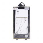 Mjukt TPU skal till iPhone X/XS, Vit Marmor