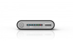 Powerbank 10000 mAh med trådlös laddning via Qi - Vit Powerbank 10000 mAh med trådlös laddning via Qi - Vit