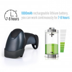 Bluetooth streckkodsläsare - Laser Barcode Scanner, Svart (TD2023) Bluetooth streckkodsläsare - Laser Barcode Scanner, Svart (TD2023)