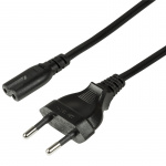 LogiLink Apparatkabel Euro - C7 Svart 3m LogiLink Apparatkabel Euro - C7 Svart 3m