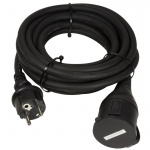 LogiLink Förlängningskabel Jordad Utomhus Svart 5m LogiLink Förlängningskabel Jordad Utomhus Svart 5m