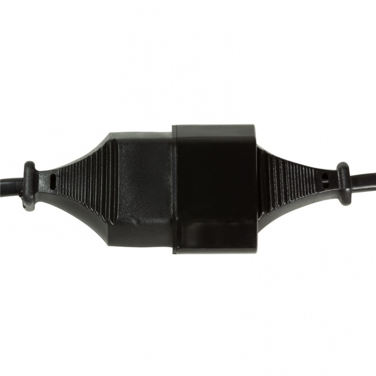 LogiLink Förlängningskabel Ojordad Euro CEE 7/16 3m Svart