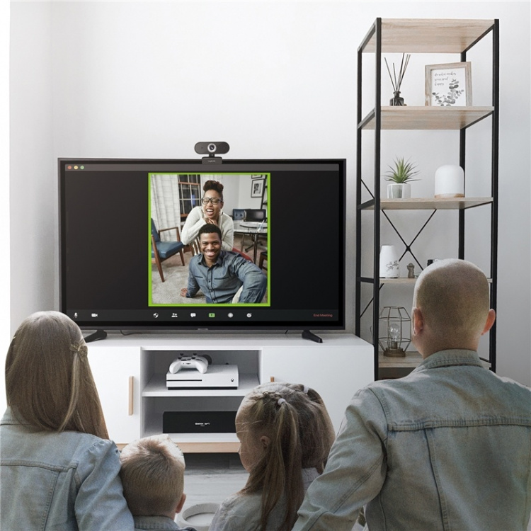 LogiLink Webbkamera HD 1080p med inbyggd mikrofon