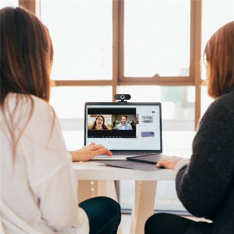 LogiLink Webbkamera HD 1080p med inbyggd mikrofon