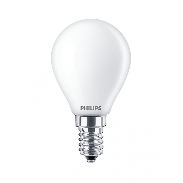 Philips 2-pack LED E14 Klot 4,3W (40W) Frost 470lm