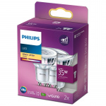 Philips 2-pack LED GU10 Spot 35W 255lm Philips 2-pack LED GU10 Spot 35W 255lm