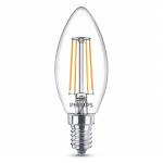 Philips 6-pack LED E14 Kron 4W (40W) Klar 470lm Philips 6-pack LED E14 Kron 4W (40W) Klar 470lm