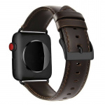 Klockarmband i Läderimitation till Apple Watch, 42/44/45mm, Brun Klockarmband i Läderimitation till Apple Watch, 42/44/45mm, Brun