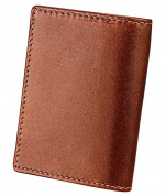 Plånbok RFID säker, Brun - Skyddar mot skimning