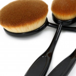 Fashion Oval Brush Set, Sminkborstar, 6-Pack