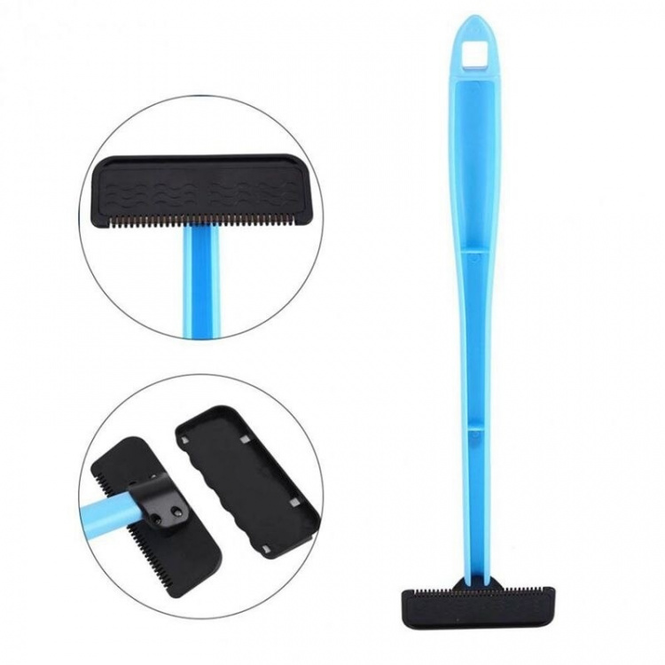 Ryggskrapa & rakhyvel för ryggen - Blå