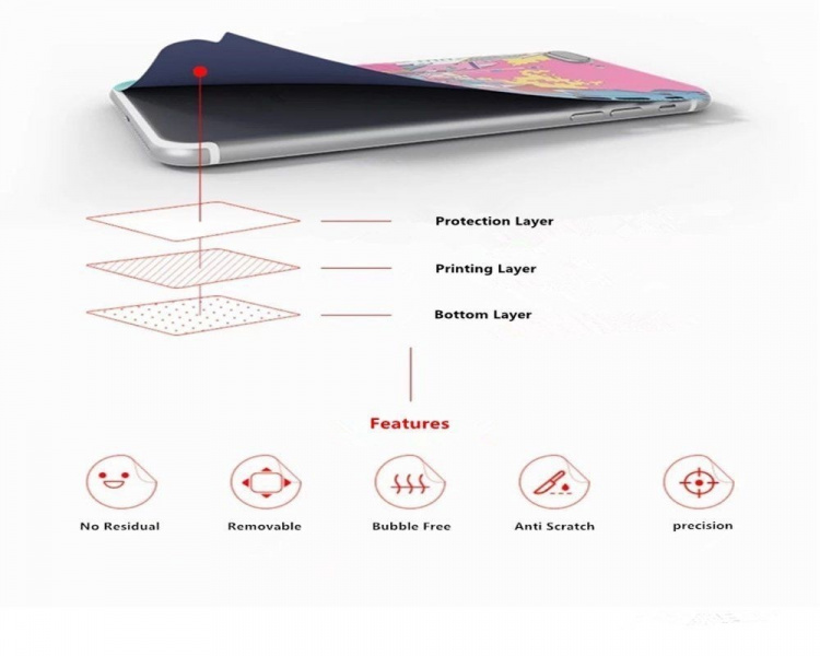 Skin för Iphone XR Cloudy - Mörkblå