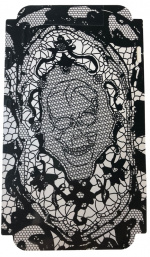 Skin för Iphone XS Dödskalle - Svart