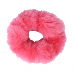 Kit med fluffig rosa rattmuff, handbromsmuff och växelspaksmuff