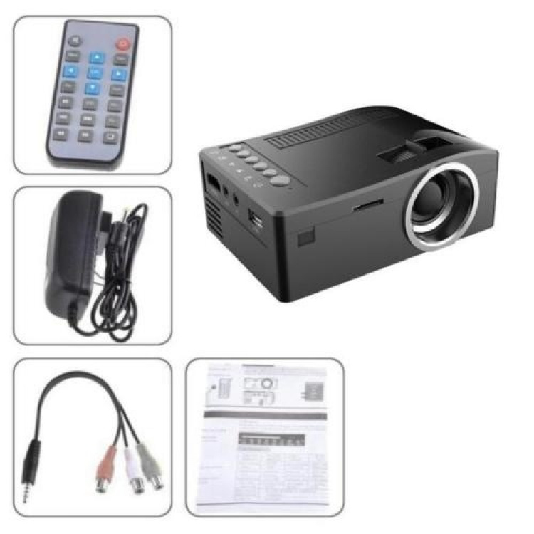 Mini LED-Projektor med fjärrkontroll (SMP)