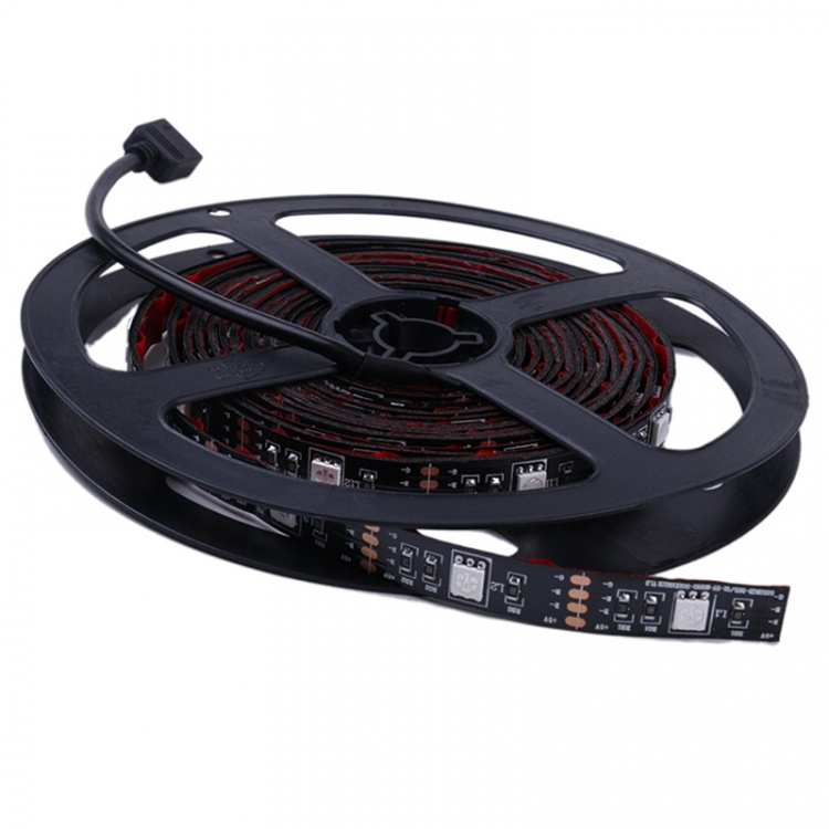 LED-strip, 2 Meter, RGB med fjärrkontroll, USB