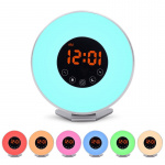 LED-alarmklocka med wakeup och flera olika ljuslägen