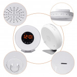 LED-alarmklocka med wakeup och flera olika ljuslägen