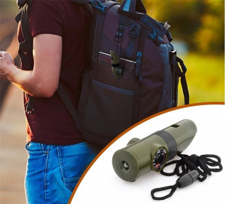 Grön Visselpipa med 7 funktioner Grön Visselpipa med 7 funktioner