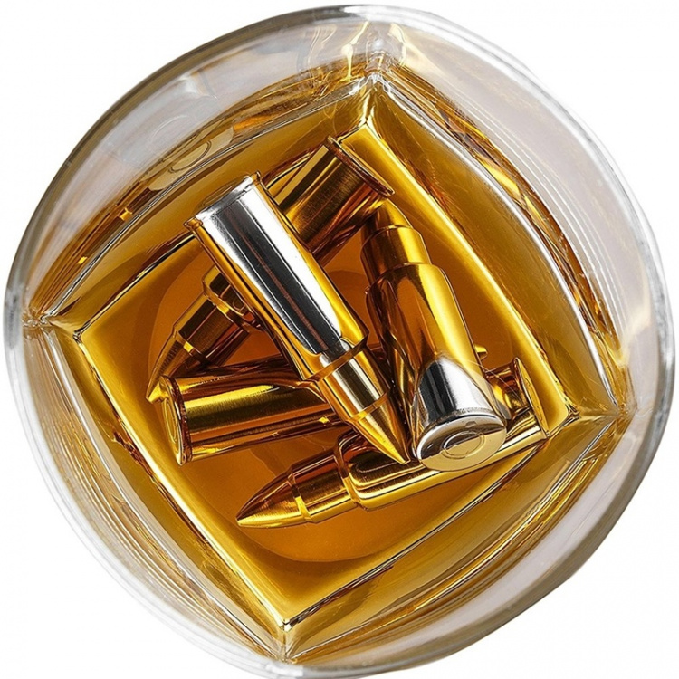 Whiskystenar - 6st patroner som håller drycken kall (inkl. tång & box)