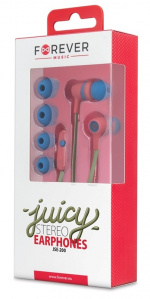 Forever Juicy, flerfärgade In-Ear hörlurar, JSE-200