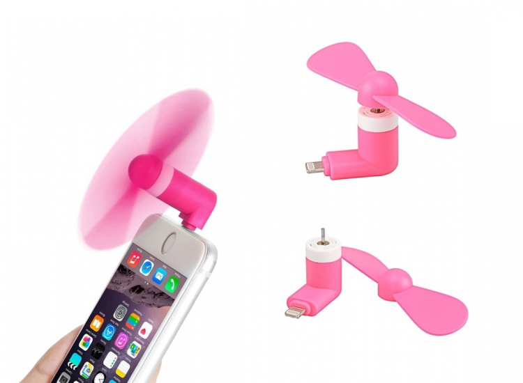 Fläkt till iPhone med Lightning - Rosa