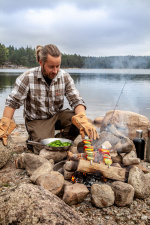 Orrefors Hunting, hopvikbar stekpanna, rostfritt stål Orrefors Hunting, hopvikbar stekpanna, rostfritt stål