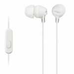 Sony Headset in-ear MDR-EX15AP Vit (MDREX15APW.CE7)