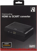 DELTACO Signalomvandlare, HDMI till SCART, PAL, svart (HDMI-SCART2)