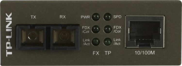 TP-Link, Fiber SC multimode -10/100 Mbps (MC100CM)
