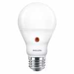 Philips LED E27 Normal 60W Skymningssensor 806lm