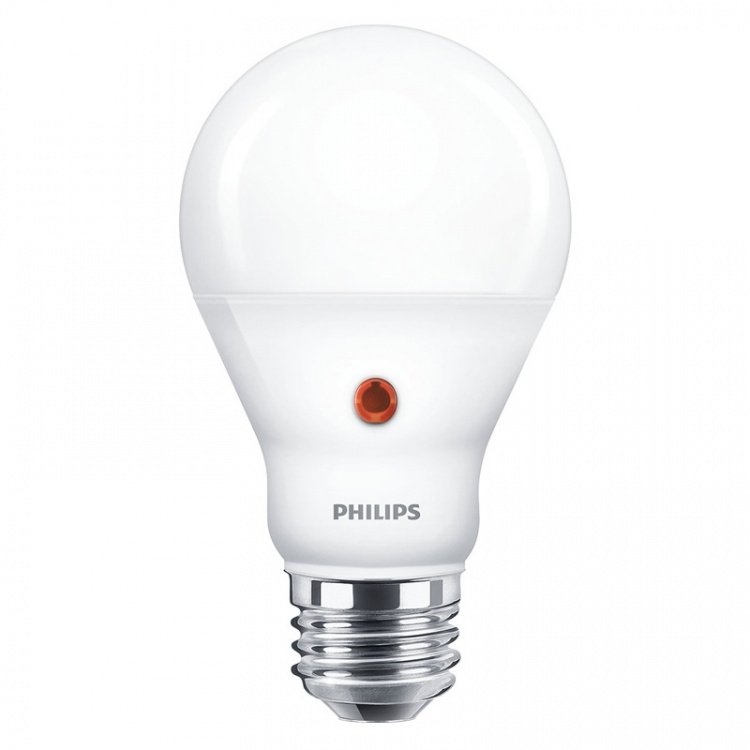 Philips LED E27 Normal 60W Skymningssensor 806lm