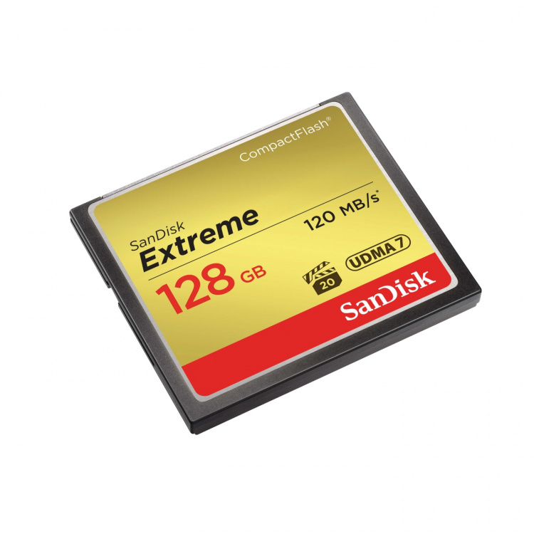 SanDisk Minneskort CF Extreme 128GB 120MB/s UDMA7