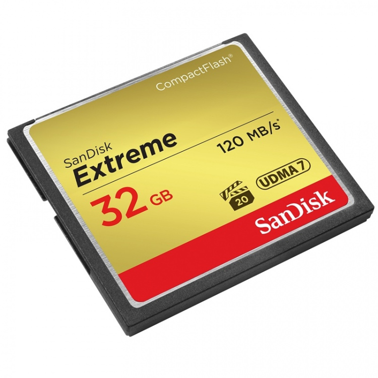 Sandisk CF Extreme 32GB 120MB/s UDMA7 (SDCFXSB-032G-G46)