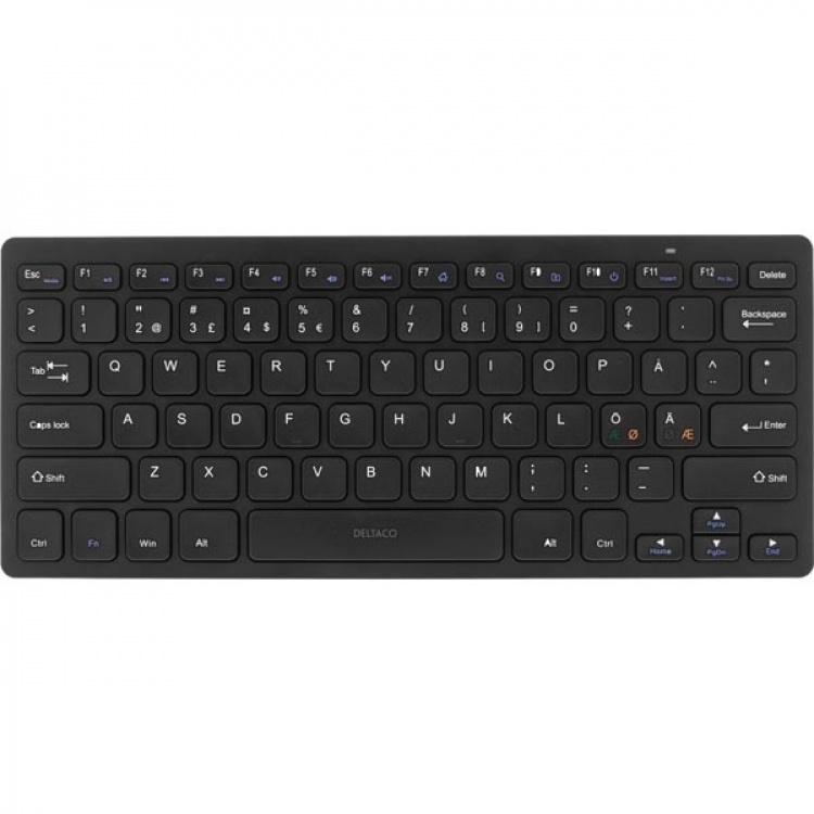 Deltaco trådlöst minitangentbord, USB, svart (TB-632) Deltaco trådlöst minitangentbord, USB, svart (TB-632)