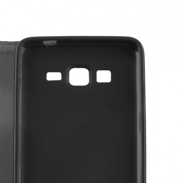 Smart Magnet fodral i konstläder till iPhone 5/5S, Svart (5372369)