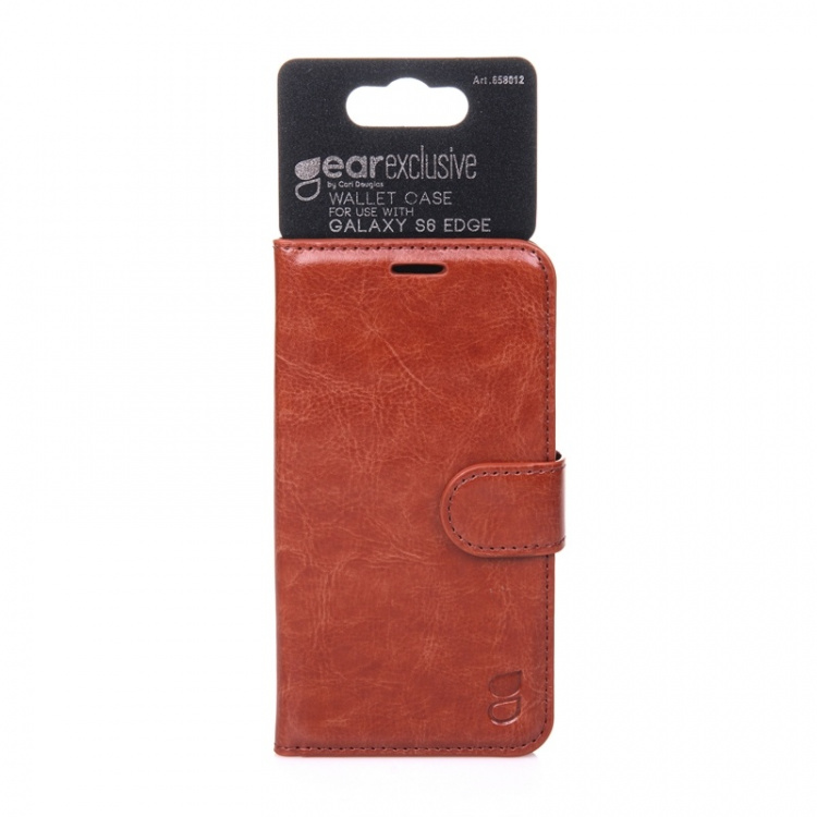 Gear Mobilfodral Exclusive Brun - Samsung S6 Edge Gear Mobilfodral Exclusive Brun - Samsung S6 Edge