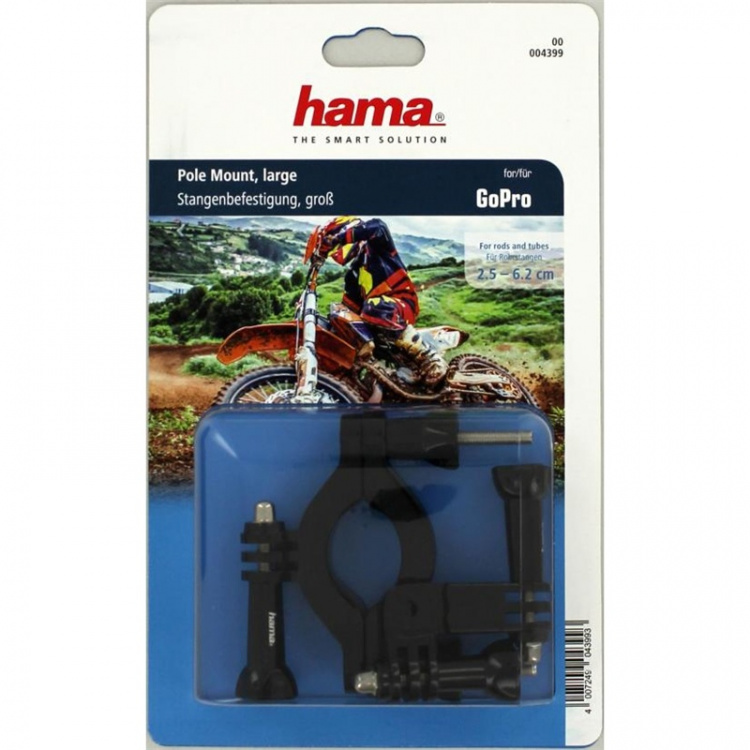Hama GoPro Rörfäste Stor 2,5-6,2cm Hama GoPro Rörfäste Stor 2,5-6,2cm