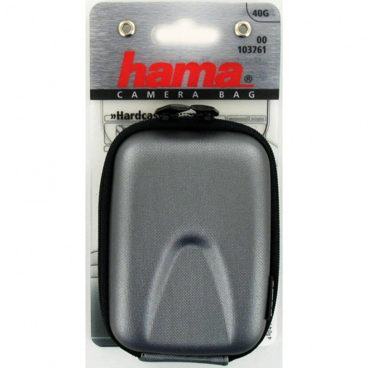 Hama Kompaktväska Hardcase 40G Thumb Silver Hama Kompaktväska Hardcase 40G Thumb Silver
