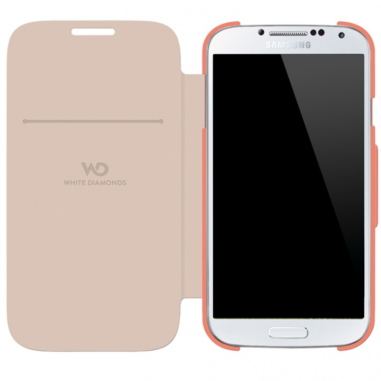 White Diamonds WHITE-DIAMONDS Crystal Booklet Coral Samsung S4 White Diamonds WHITE-DIAMONDS Crystal Booklet Coral Samsung S4