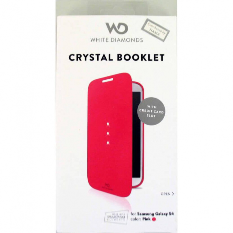 White Diamonds WHITE-DIAMONDS Crystal Booklet Rosa Samsung S4