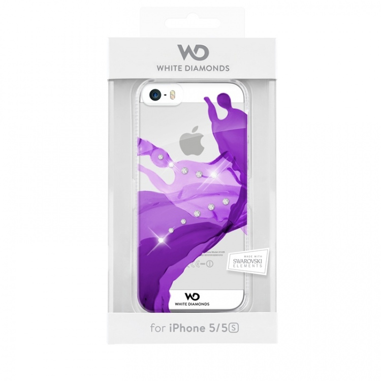 White Diamonds WHITE-DIAMONDS Crystal Cover Liquids Lila iPhone5/5s/SE