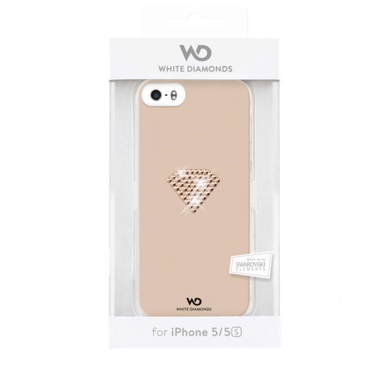 White Diamonds WHITE-DIAMONDS Crystal Cover Rainbow RoseGold iPhone5/5S/SE